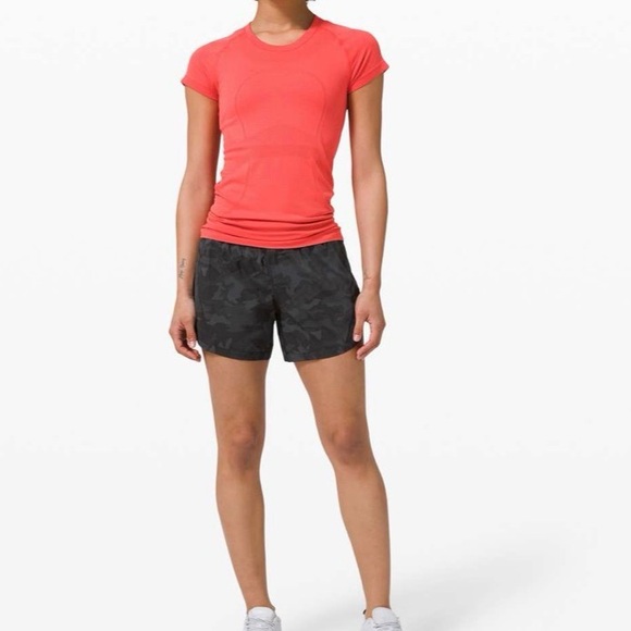 Lululemon Track That Short size 10 with a 5”inseam  Incognito Camo Multi Grey - Picture 12 of 16